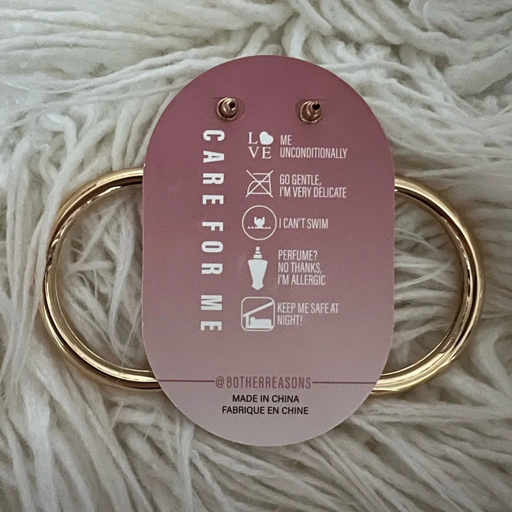 8 Other Reasons Gold Hoop Earrings - Picture 3 of 3